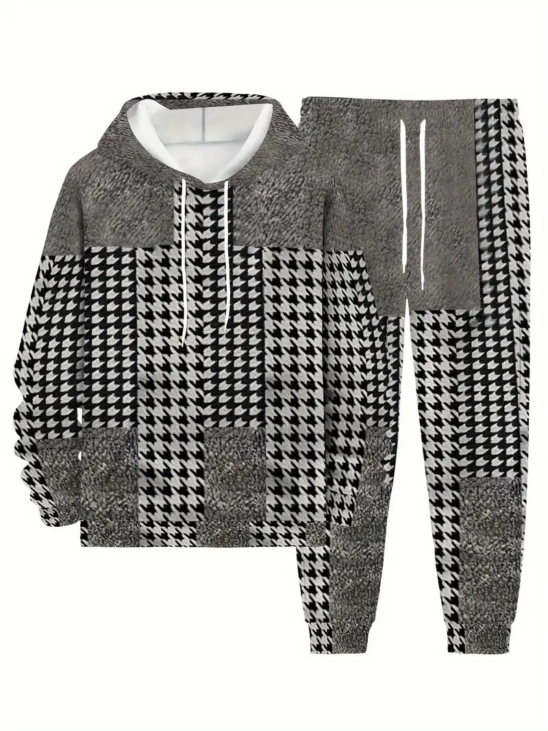 Street Fashion Winter 2026 - Zestaw męski: bluza z kapturem z