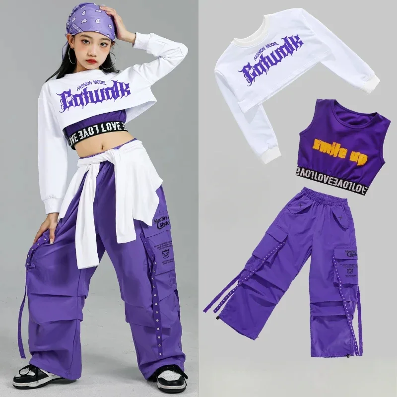 Street Fashion Kpop - Stroje do tańca ulicznego dla dzieci,