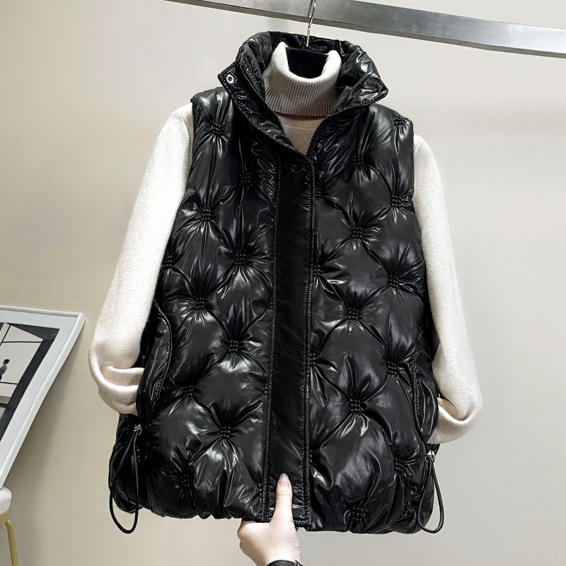 Puffer Vest Padded - Nowa kamizelka puchowa damska na jesień