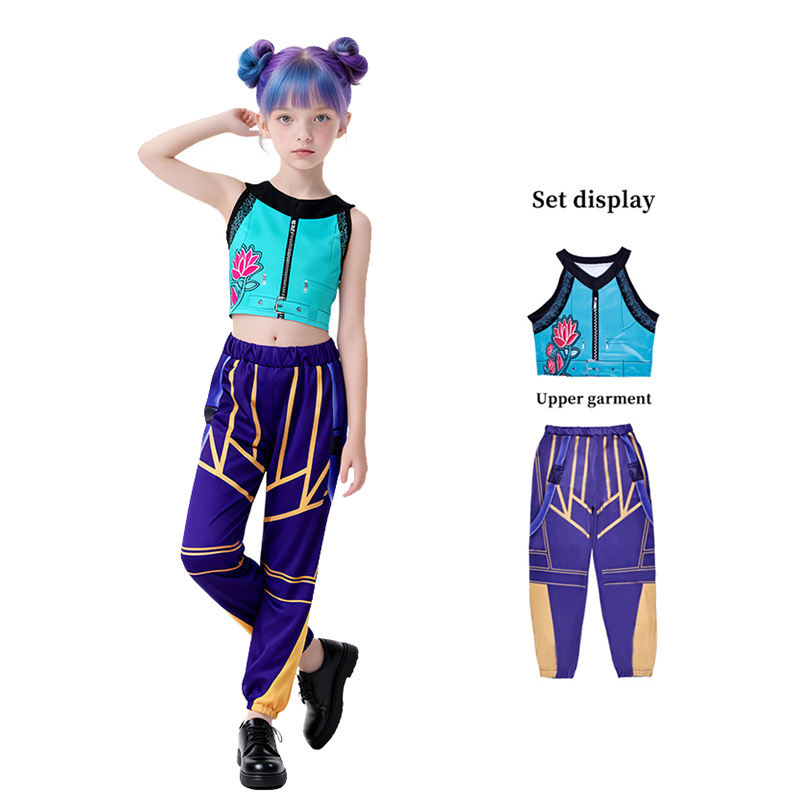 Street Fashion Dance - Strój na Halloween dla dziewczynki, zestaw