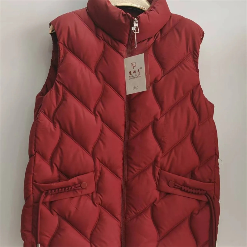 Puffer Vest Padded - Zimowa kamizelka ocieplana bawełną dla kobiet