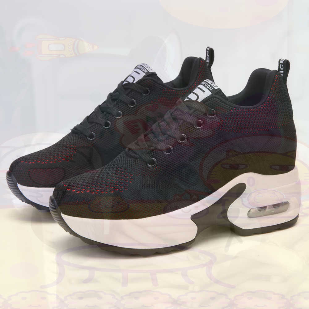 Street Fashion Walk - Czerwony Rozmiar 36 Buty Kobieta Tenis