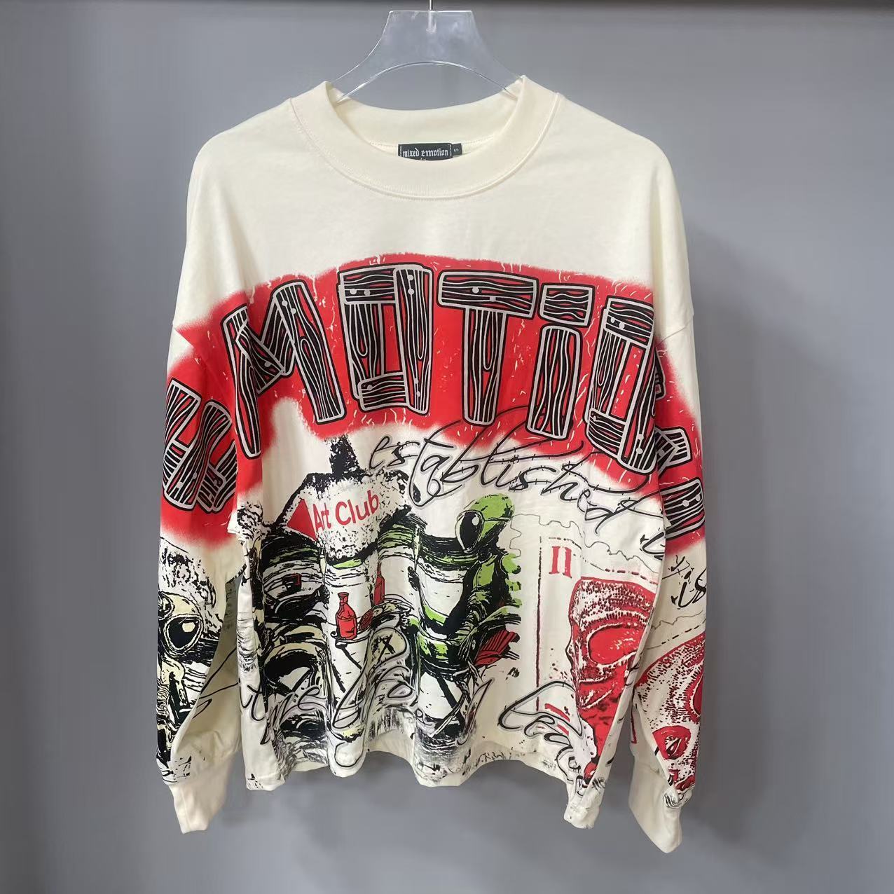 Street Fashion Hoodie - Wysokiej jakości designerska koszulka z długim