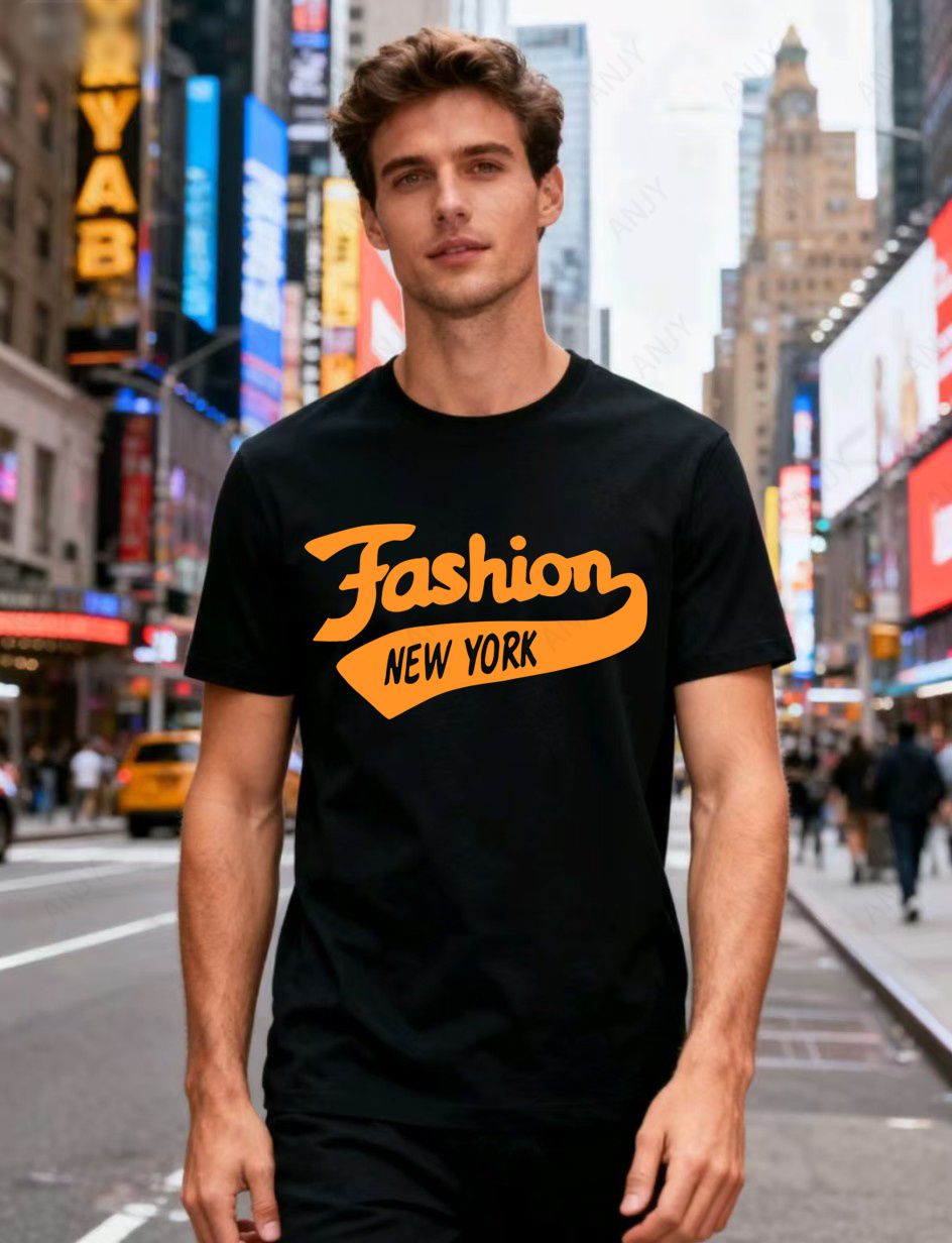 Street Fashion New York - Koszulka z nadrukiem w stylu newyorskim,