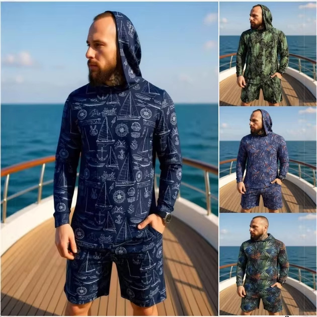 Street Summer Fashion - 2026 Nowy Zestaw Unisex z Kapturem