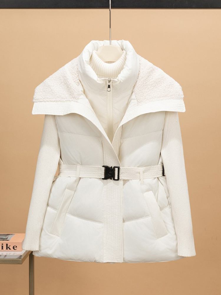 Puffer Vest Padded - Nowa damska pikowana kamizelka puchowa, gruby,