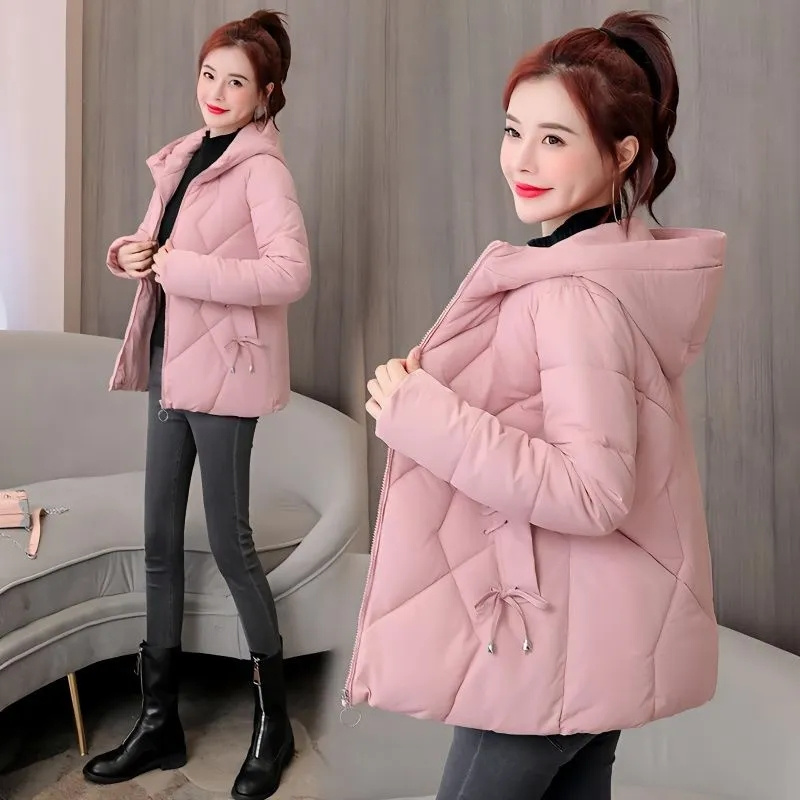 Puffer Vest Padded - Parki Damskie Płaszcz Kurtka Jesień Zima