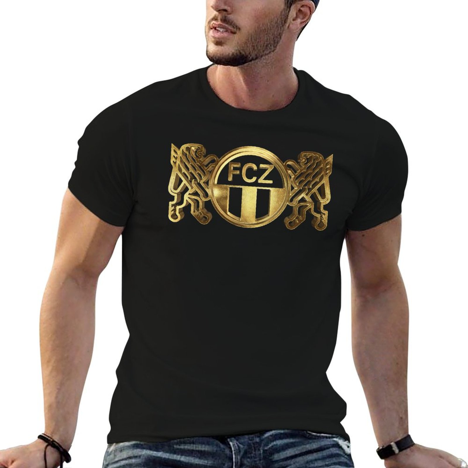 Street Fashion Zurich - Koszulka Golden Zurich Football Casuals Ultras