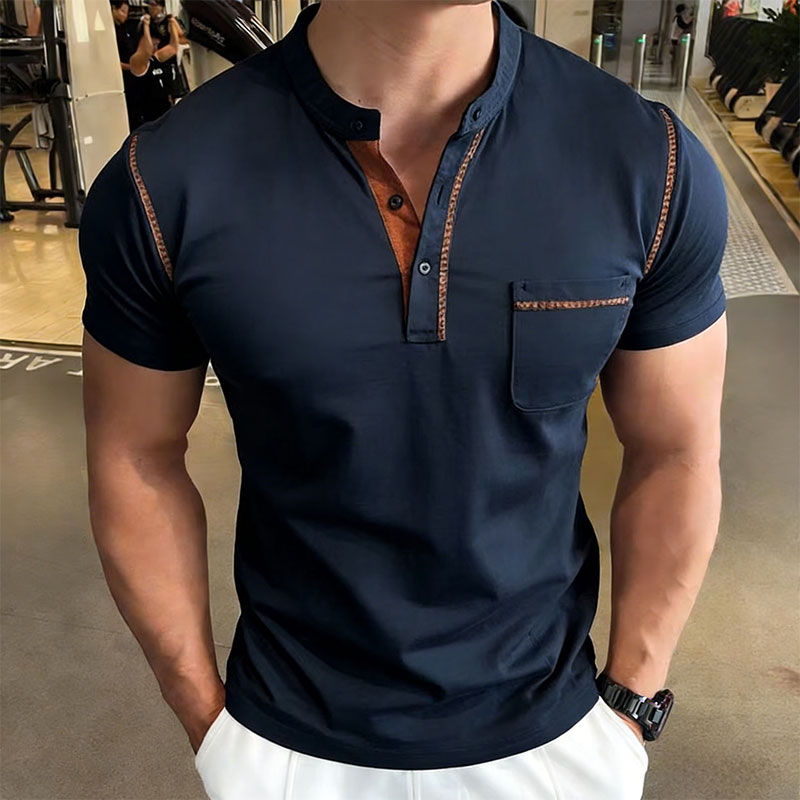 Street Summer Fashion - Nowa letnia męska koszulka polo z