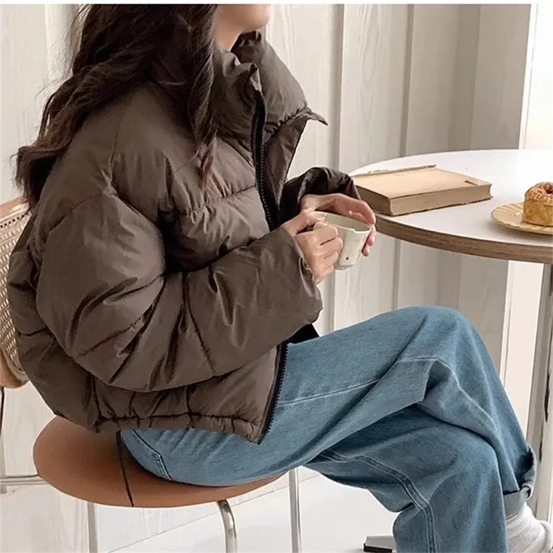 Puffer Vest Padded - 2024 nowych kobiet solidna luźna kurtka