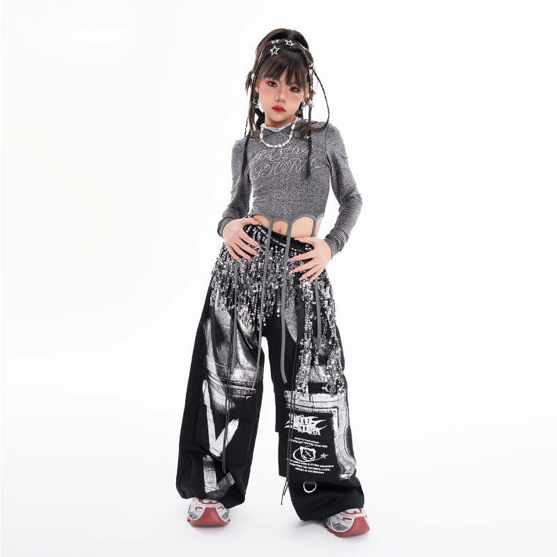 Zestawy ubrań do hip hopu dla  – Street Fashion Kpop recenzja i cena