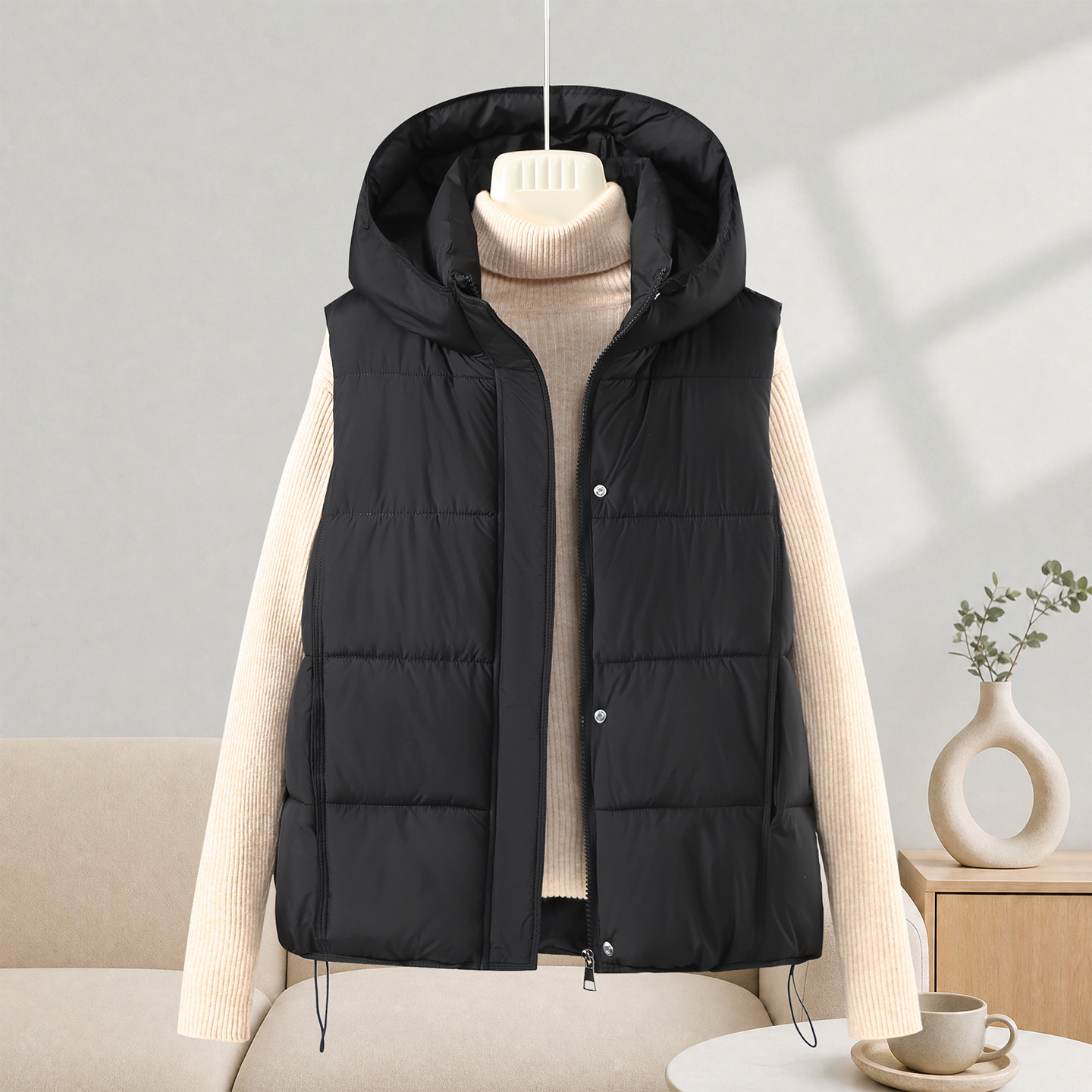 Modna kamizelka bez rękawów da – Puffer Vest Padded recenzja i cena