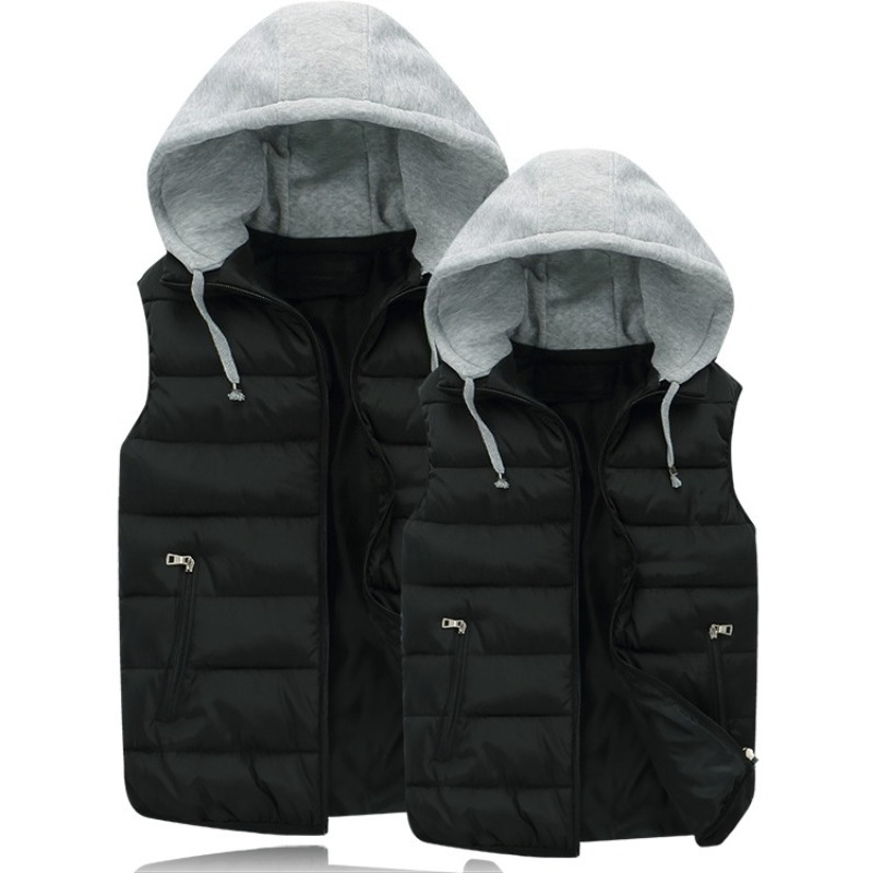 Kurtka puchowa damska z kaptur – Puffer Vest Padded recenzja i cena