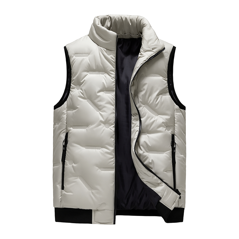 Zimowe ciepłe męskie bezrękawn – Puffer Vest Padded recenzja i cena