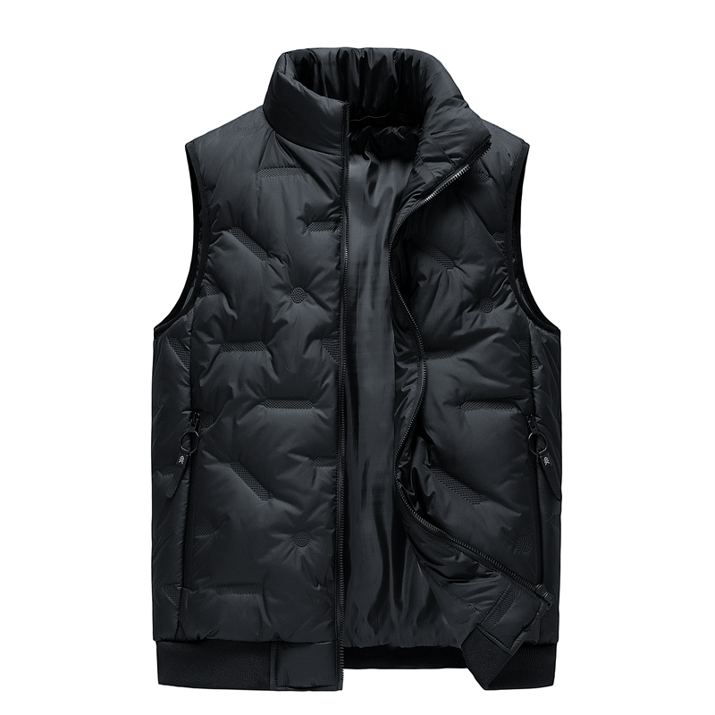 Zimowe ciepłe męskie bezrękawn – Puffer Vest Padded recenzja i cena