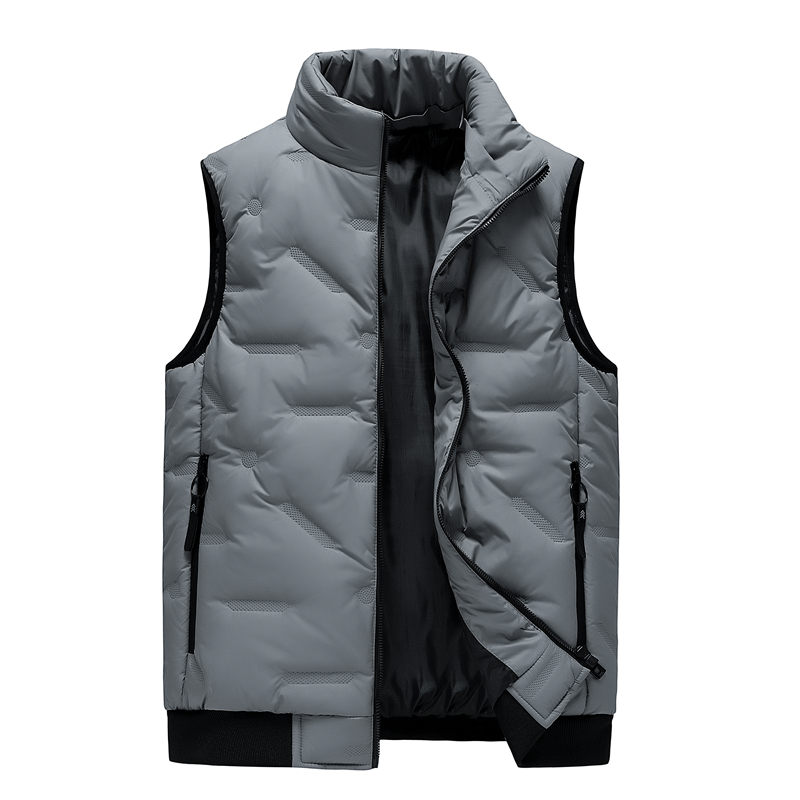 Zimowe ciepłe męskie bezrękawn – Puffer Vest Padded recenzja i cena