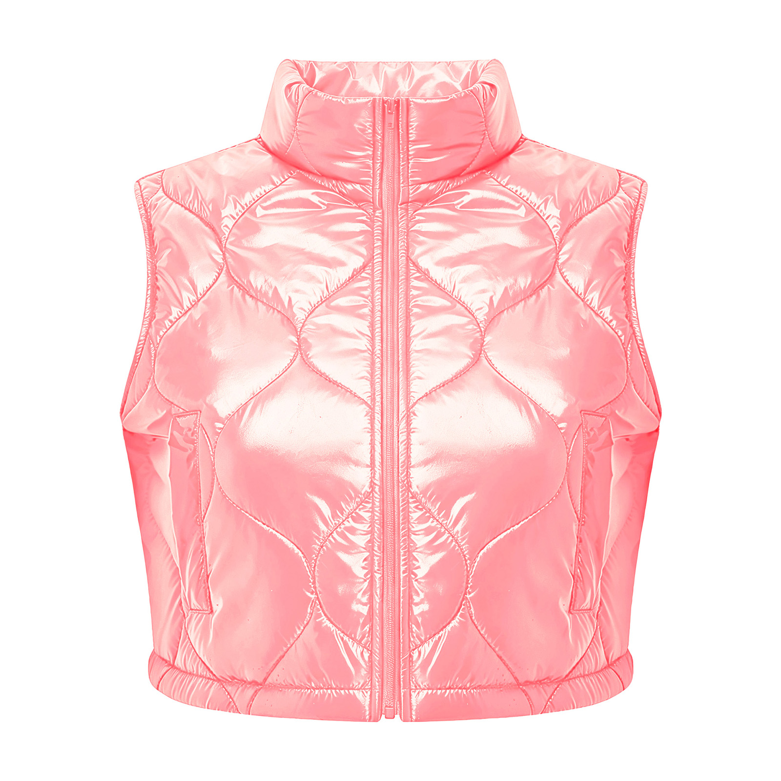 Damska Zimowa Ciepła Pikowana  – Puffer Vest Padded recenzja i cena
