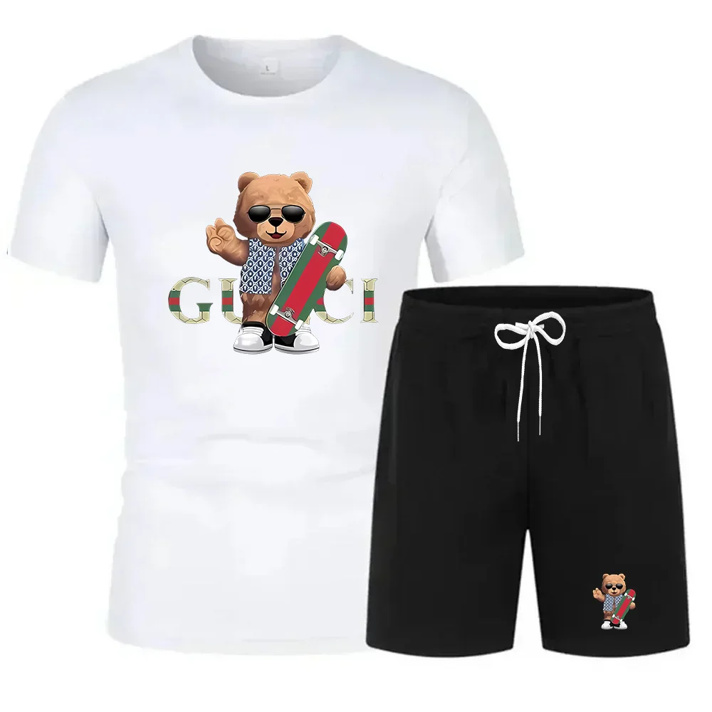 Letni modny męski komplet spor – Street Summer Fashion recenzja i cena
