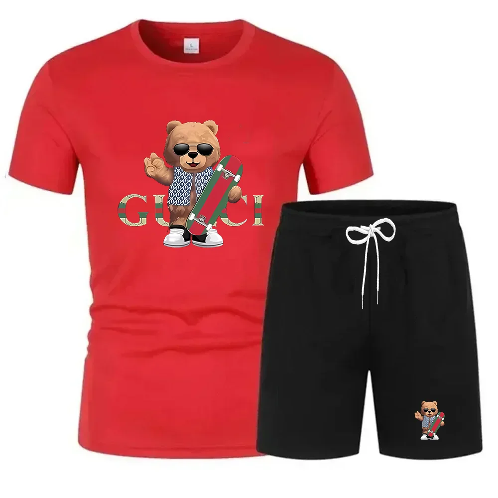 Letni modny męski komplet spor – Street Summer Fashion recenzja i cena