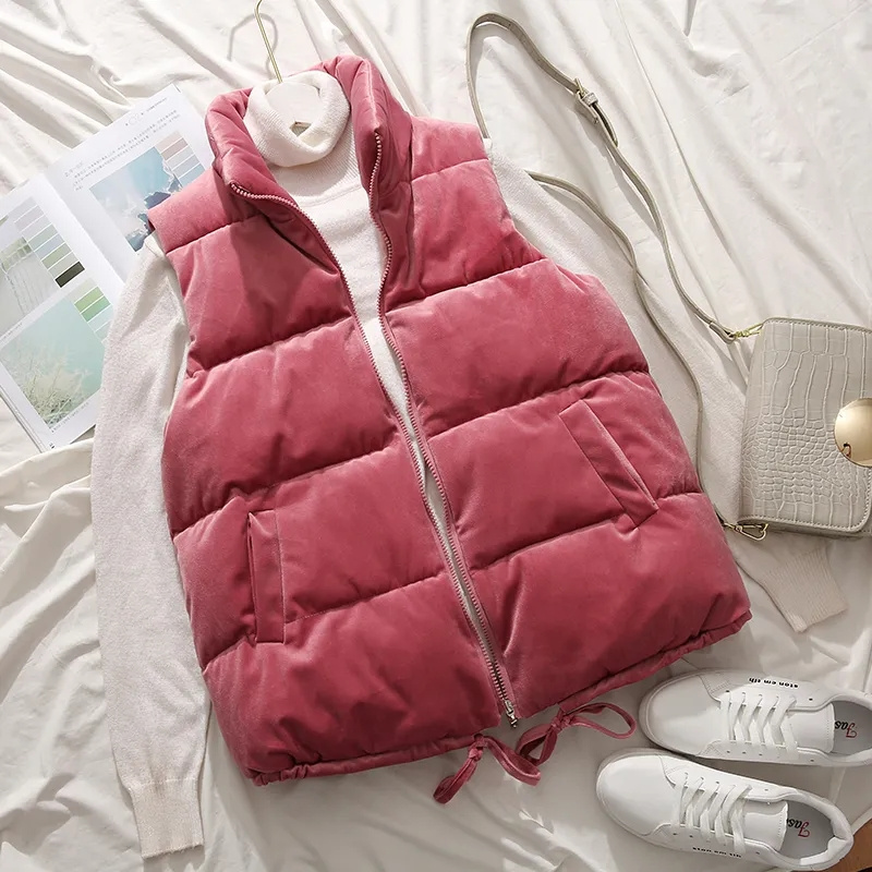 2023 nowa kamizelka damska kur – Puffer Vest Padded recenzja i cena