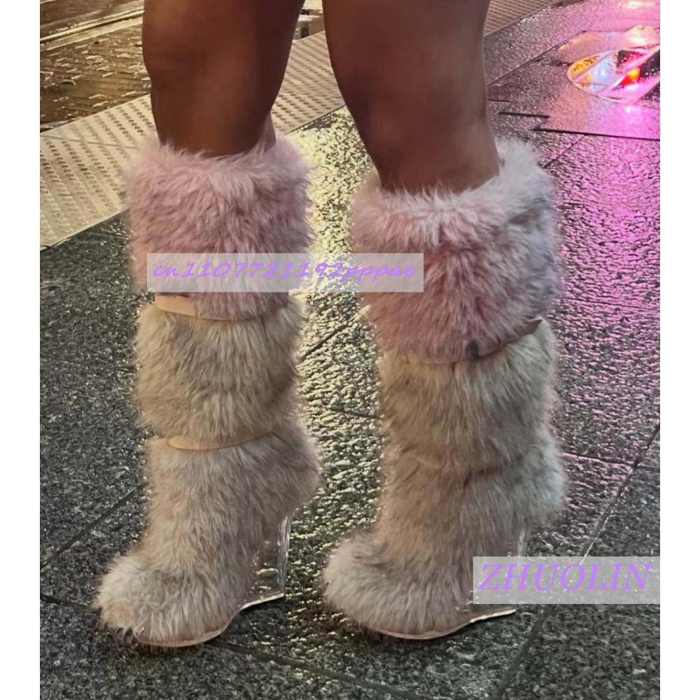 Zimowe Gradientowe Futrzane Pr – Street Fashion Trends recenzja i cena