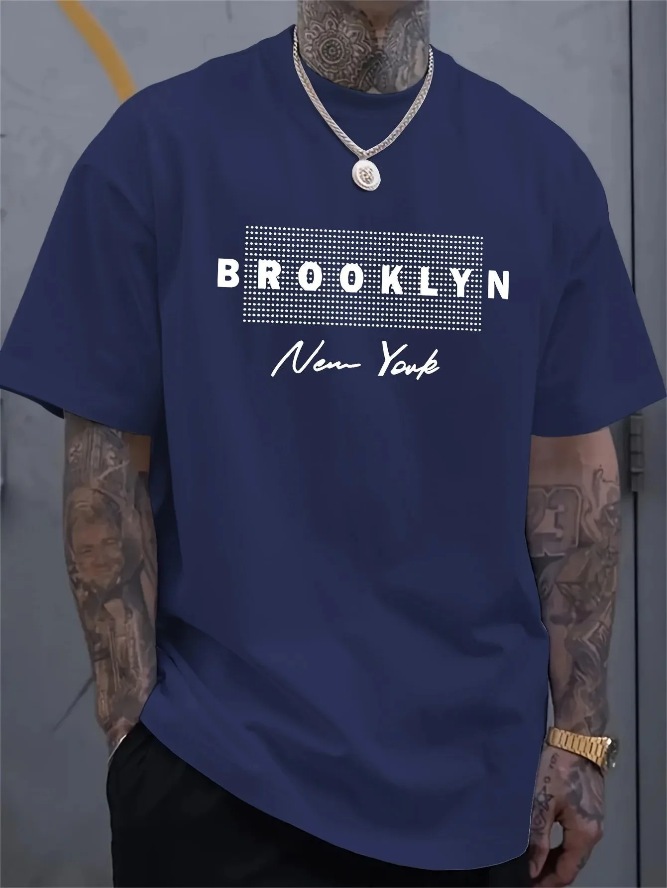 Męska koszulka z nadrukiem New – Street Fashion New York recenzja i cena