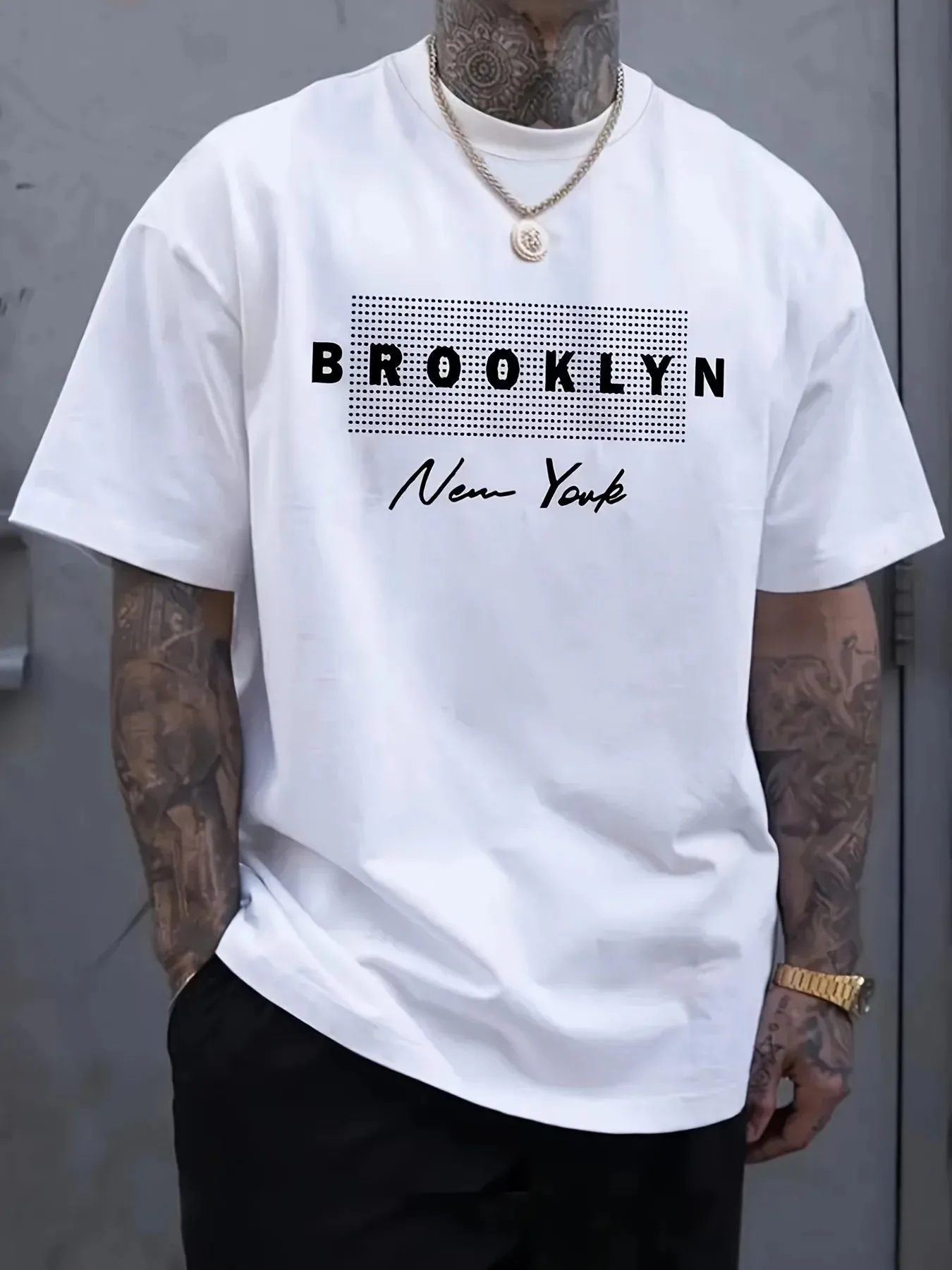 Męska koszulka z nadrukiem New – Street Fashion New York recenzja i cena