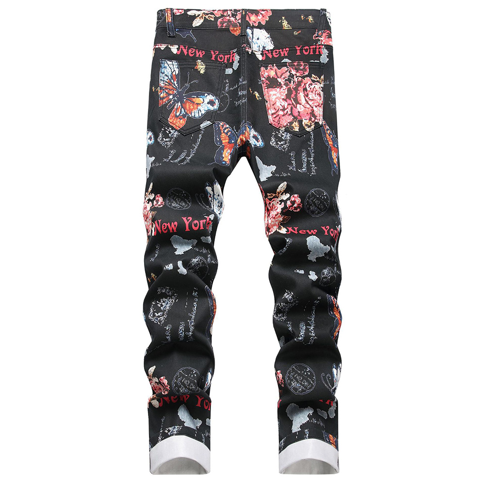 Męskie spodnie jeansowe z cyfr – Street Fashion New York recenzja i cena