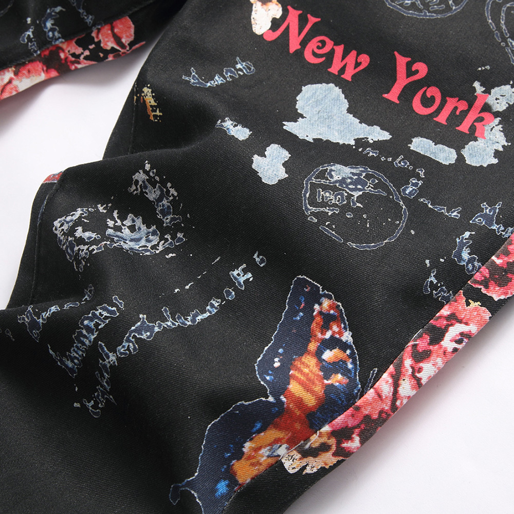 Męskie spodnie jeansowe z cyfr – Street Fashion New York recenzja i cena
