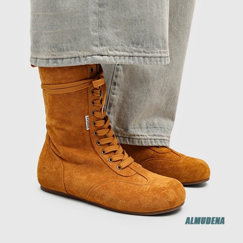 Męskie zamszowe buty sznurowan – Street Fashion Winter 2026 recenzja i cena