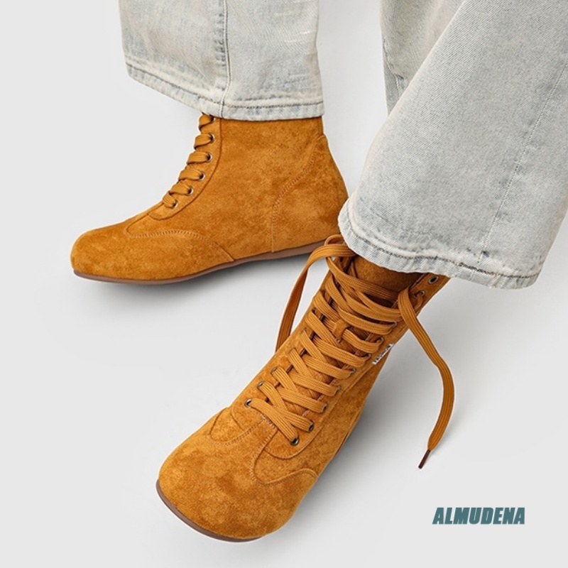 Męskie zamszowe buty sznurowan – Street Fashion Winter 2026 recenzja i cena