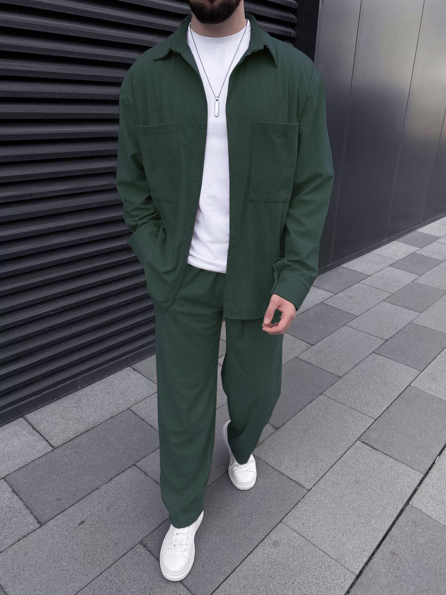 Męski dwuczęściowy komplet z s – Street Fashion Casual recenzja i cena