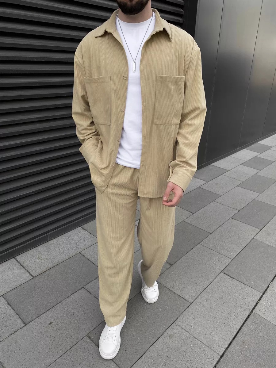 Męski dwuczęściowy komplet z s – Street Fashion Casual recenzja i cena