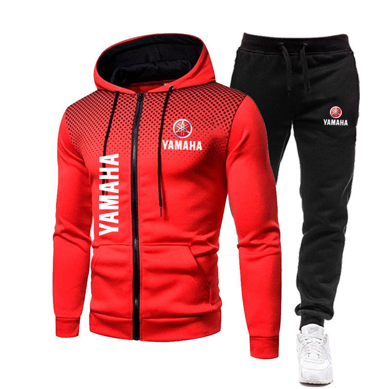 Męskie zestawy Yamaha z nadruk – Street Fashion Hoodie recenzja i cena