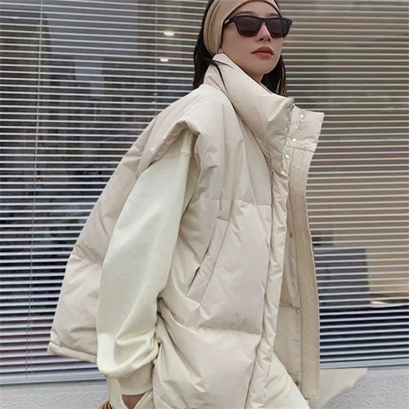 2024 nowe koreańskie kurtki zi – Puffer Vest Padded recenzja i cena