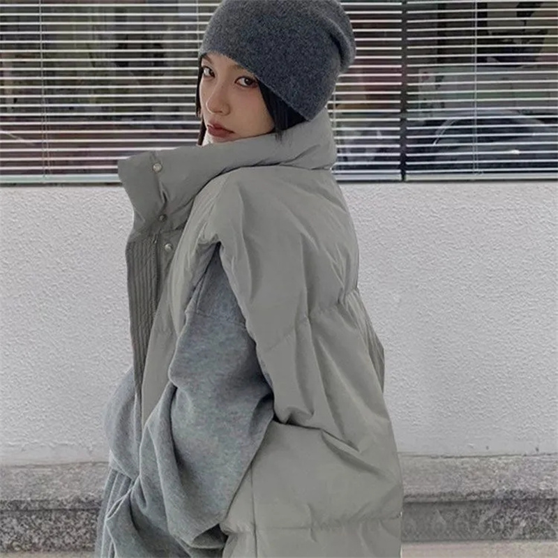2024 nowe koreańskie kurtki zi – Puffer Vest Padded recenzja i cena