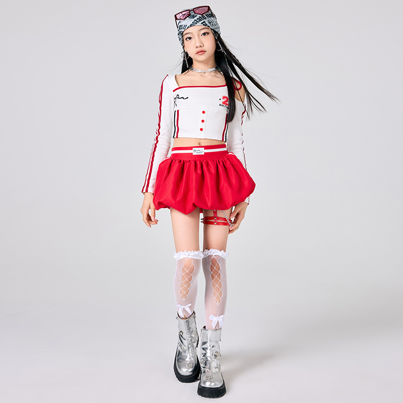 Dziewczęce ubrania hip-hopowe  – Street Fashion Kpop recenzja i cena