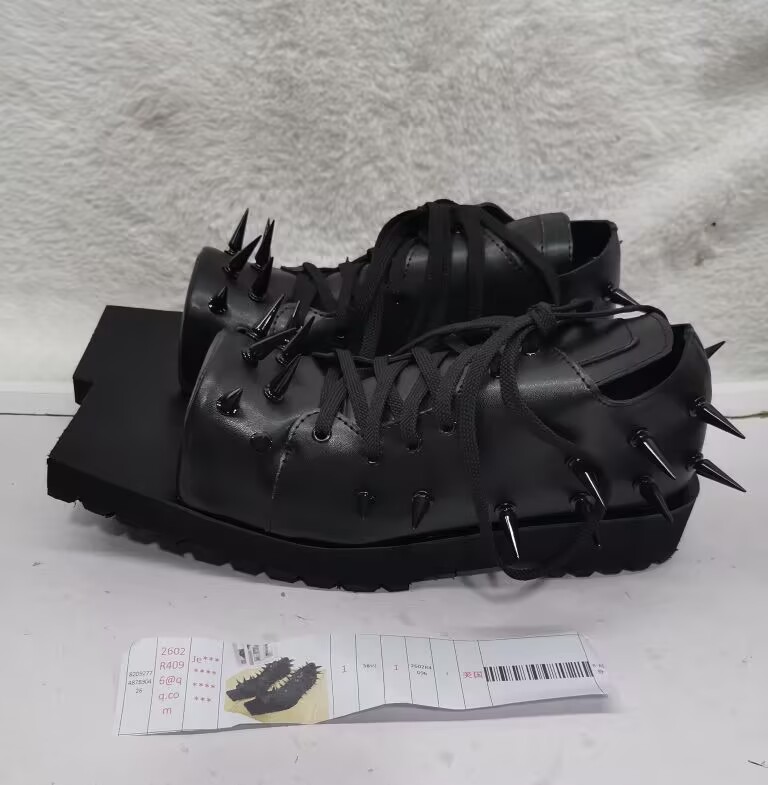 Damskie czarne skórzane botki  – Street Fashion Y2K recenzja i cena