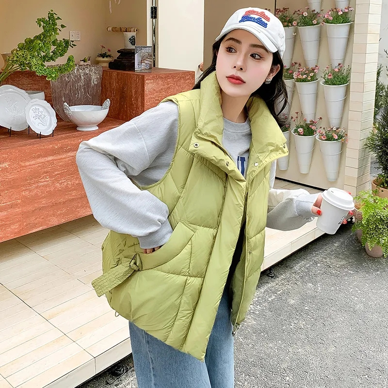 2024 nowa koreańska damska zim – Puffer Vest Padded recenzja i cena