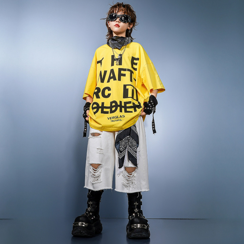 Nowy Chłopięcy Strój Hip Hopow – Street Fashion Kpop recenzja i cena