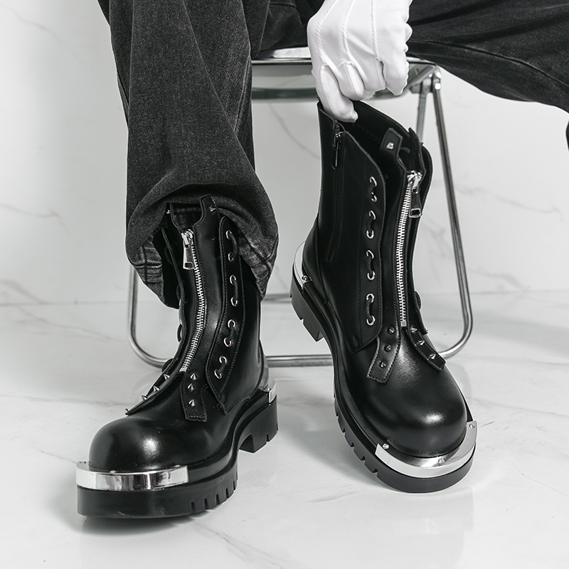 Męskie buty na grubej podeszwi – Street Fashion Walk recenzja i cena